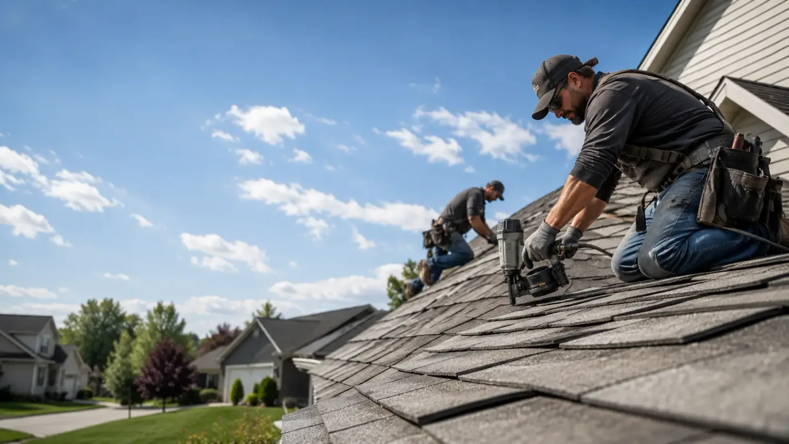 Storm Damage Roof Repair in Wayne, NY near me